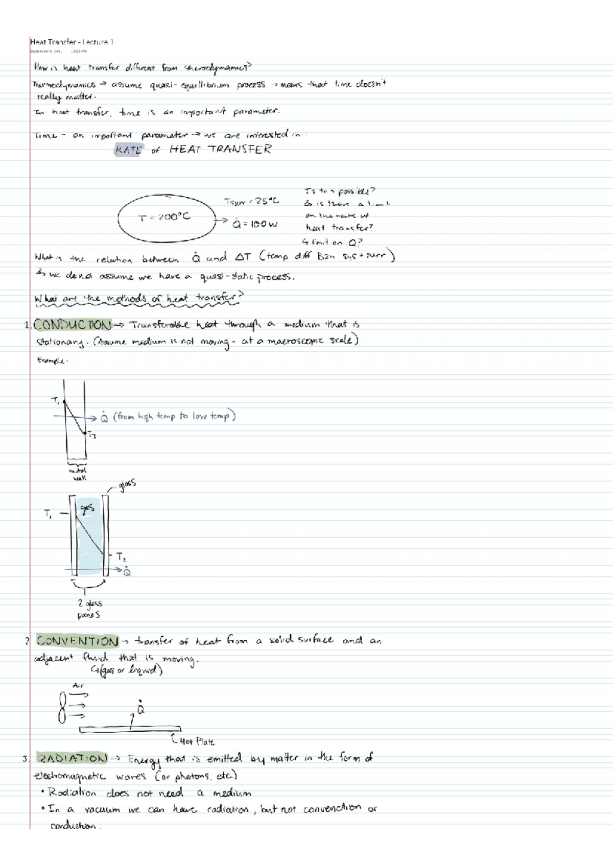 Heat Transfer Lecture 1: Introduction to Principles and Concepts - Studocu