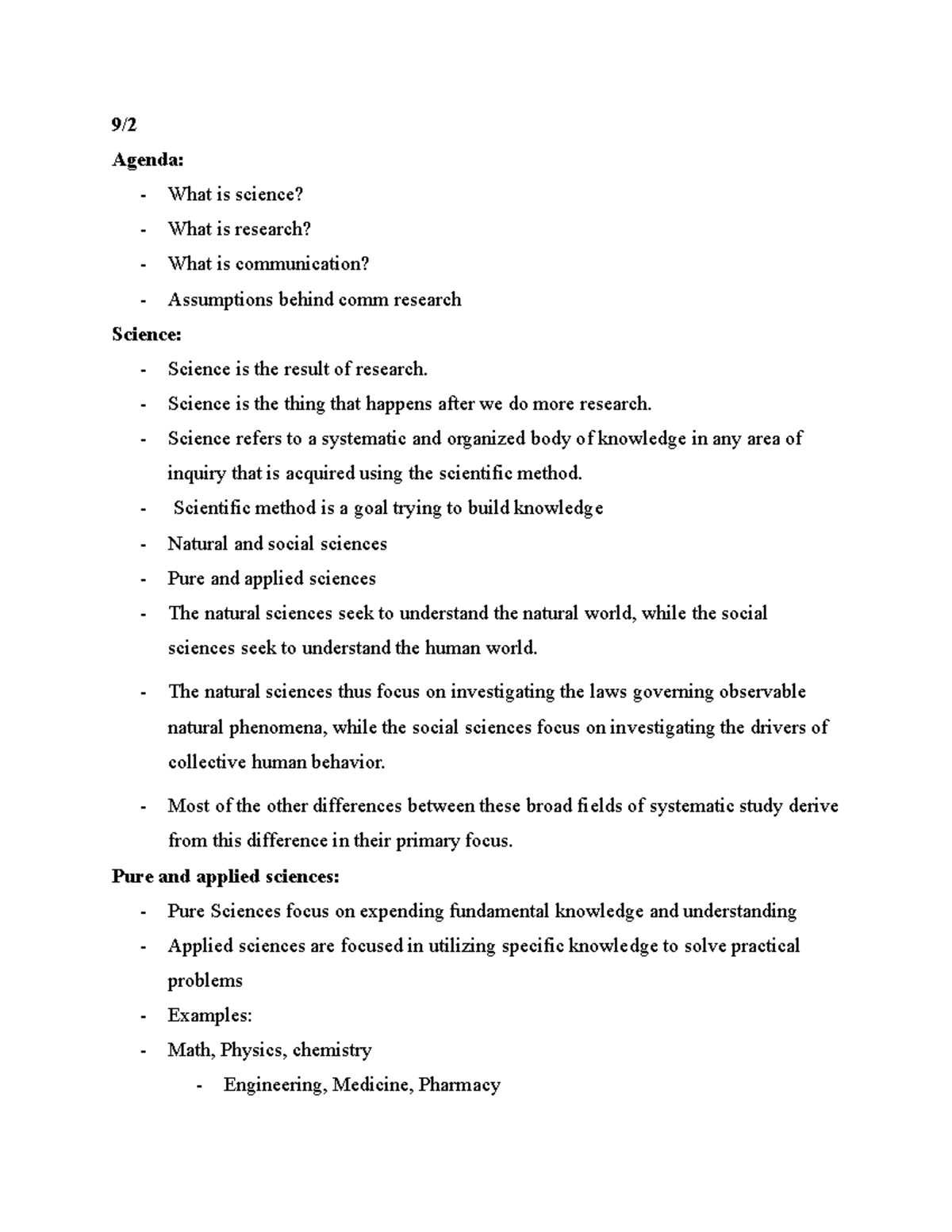 Coms 100C Research Methods: Understanding Science and Communication ...