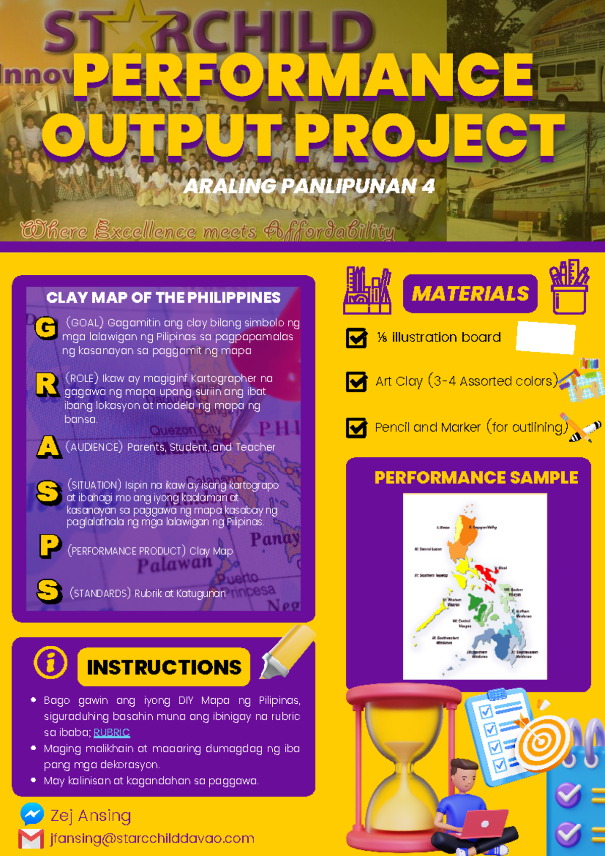 Performance TASK AP4 - This is a learning material. - MATERIALS ⅛ ...