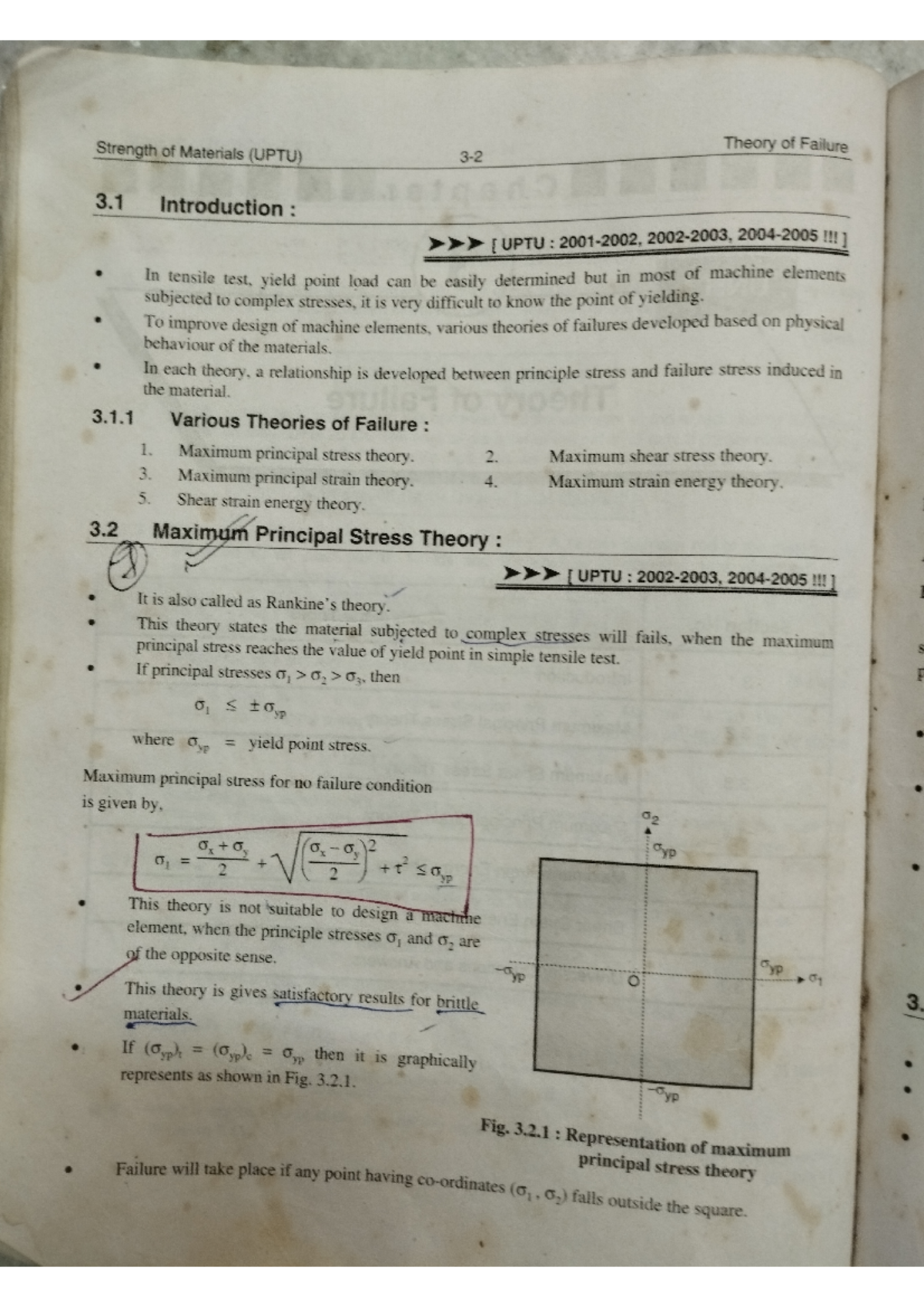 Theory of failure - Sort notes - Mechanical engineering - Studocu