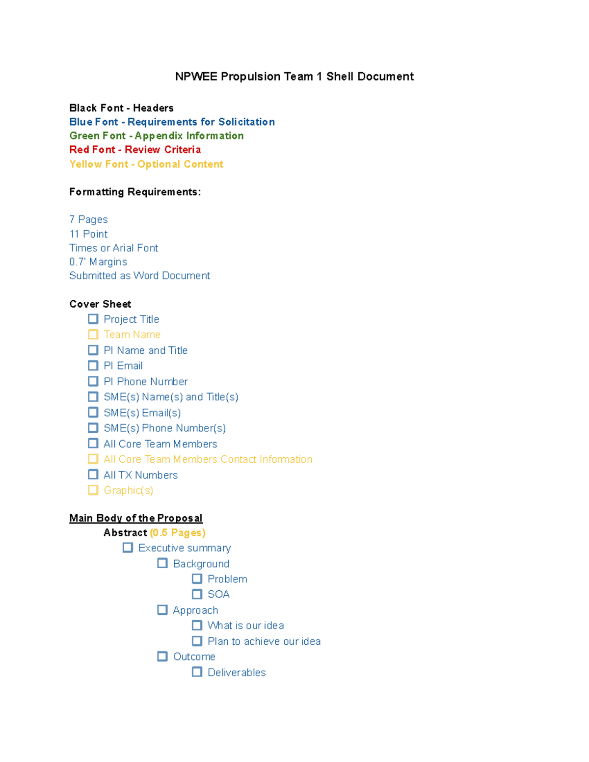 NPWEE Propulsion Team 1 Shell Document - PHYS Course Guide - Studocu