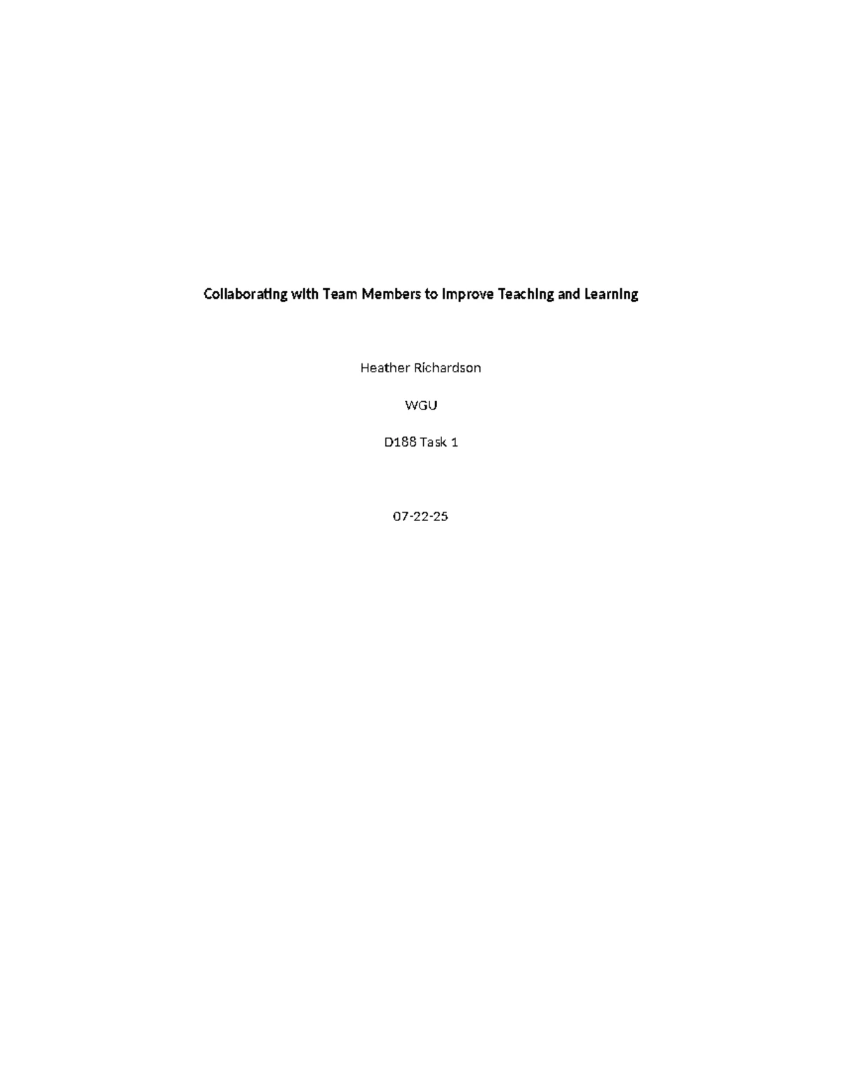 D631 WGU Task 4 Proposal for 1st Grade Science Curriculum - Studocu