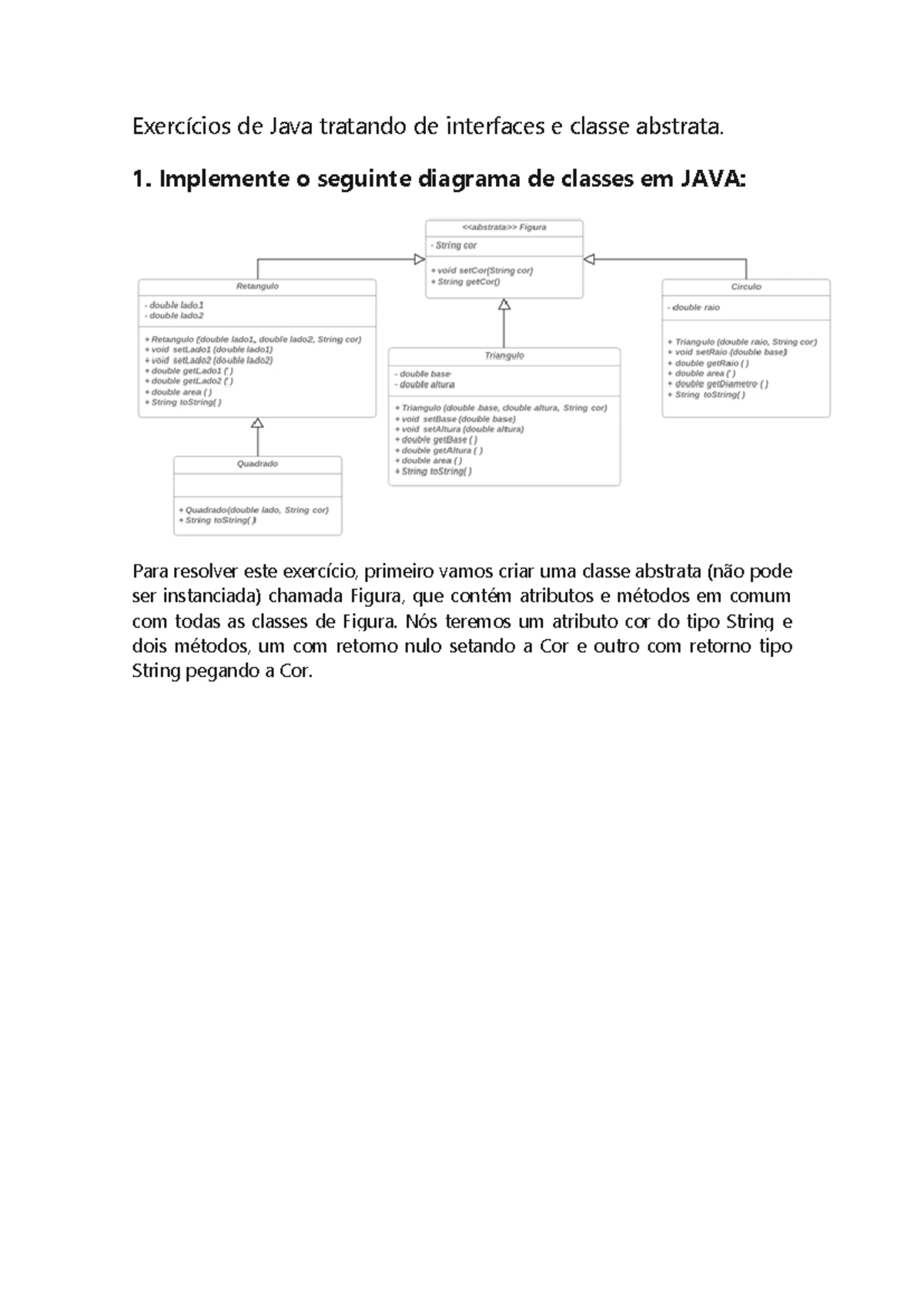 Classe Abstrata e Instanciada em Java: Fundamentos de Programação OOP ...