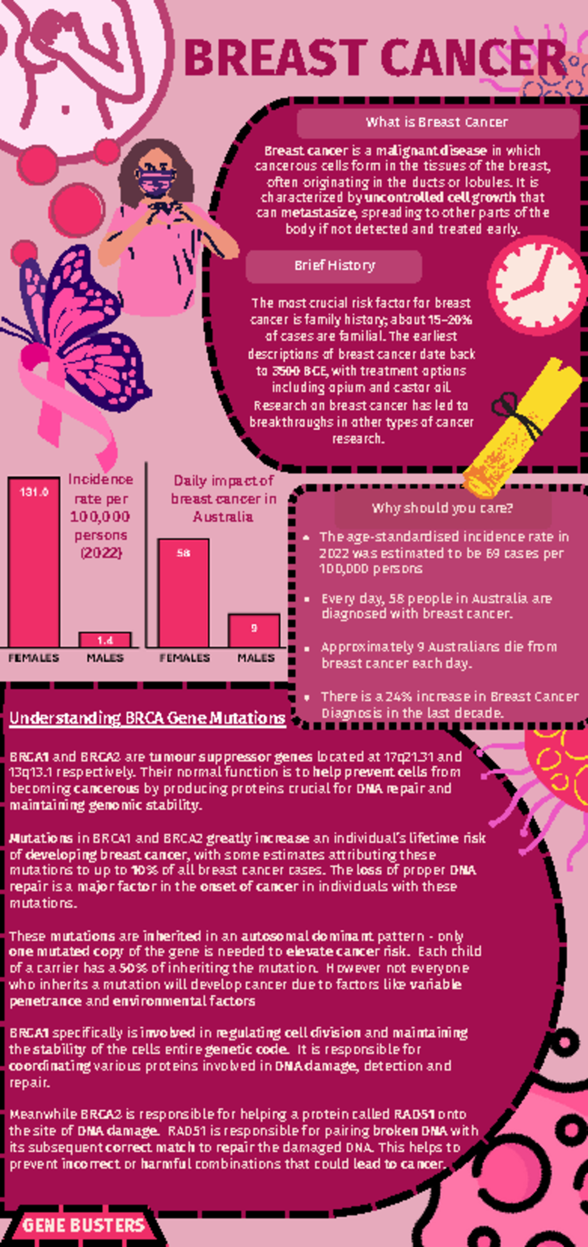 BRCA Gene Mutations and Breast Cancer: A Brief Overview - Studocu