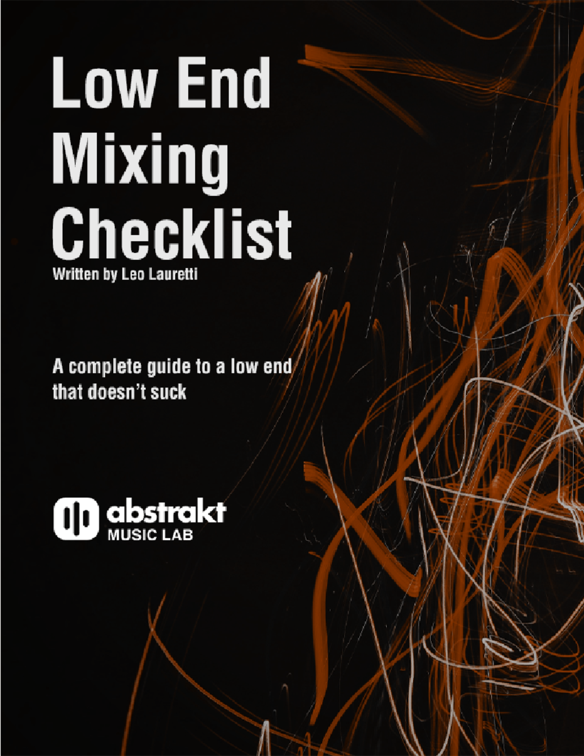 Low End Mixing Checklist for Abstrakt Music Lab Techniques - Studocu