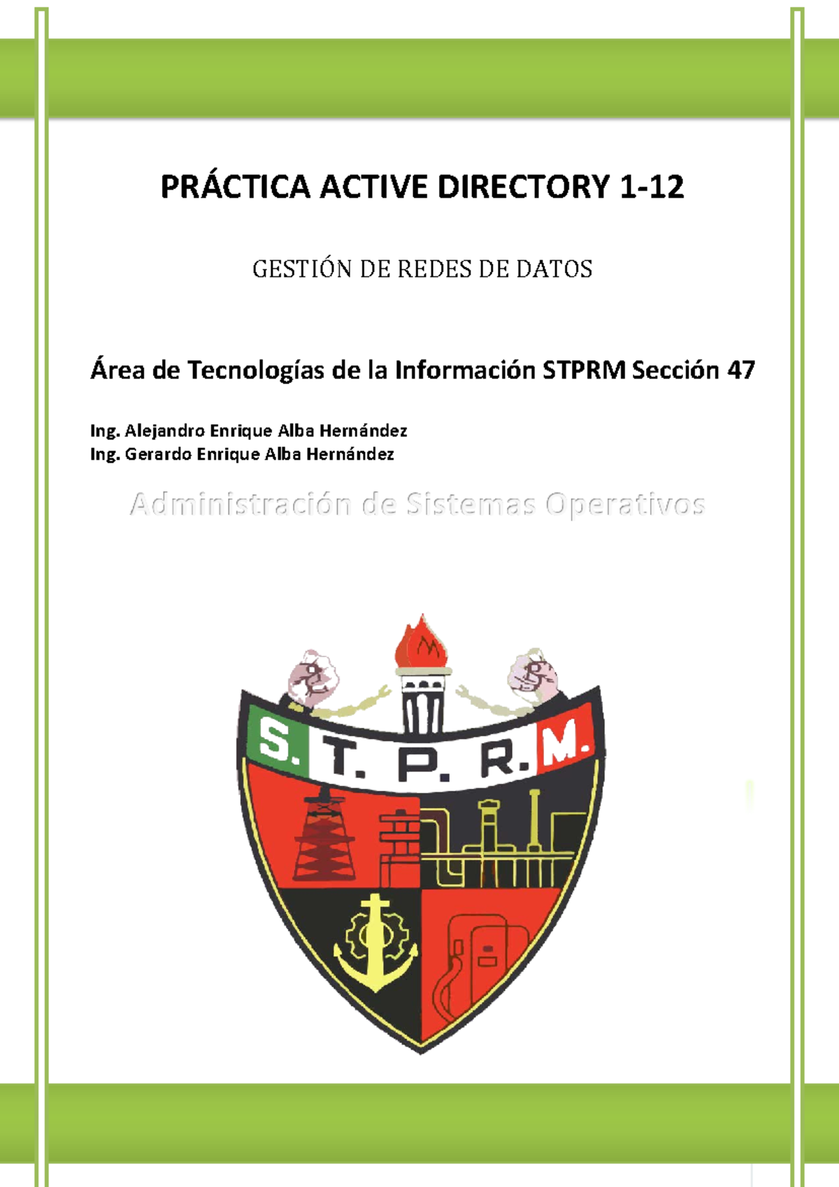 Práctica Active Directory: Configuración y Gestión en Windows Server 2008 - Document Preview