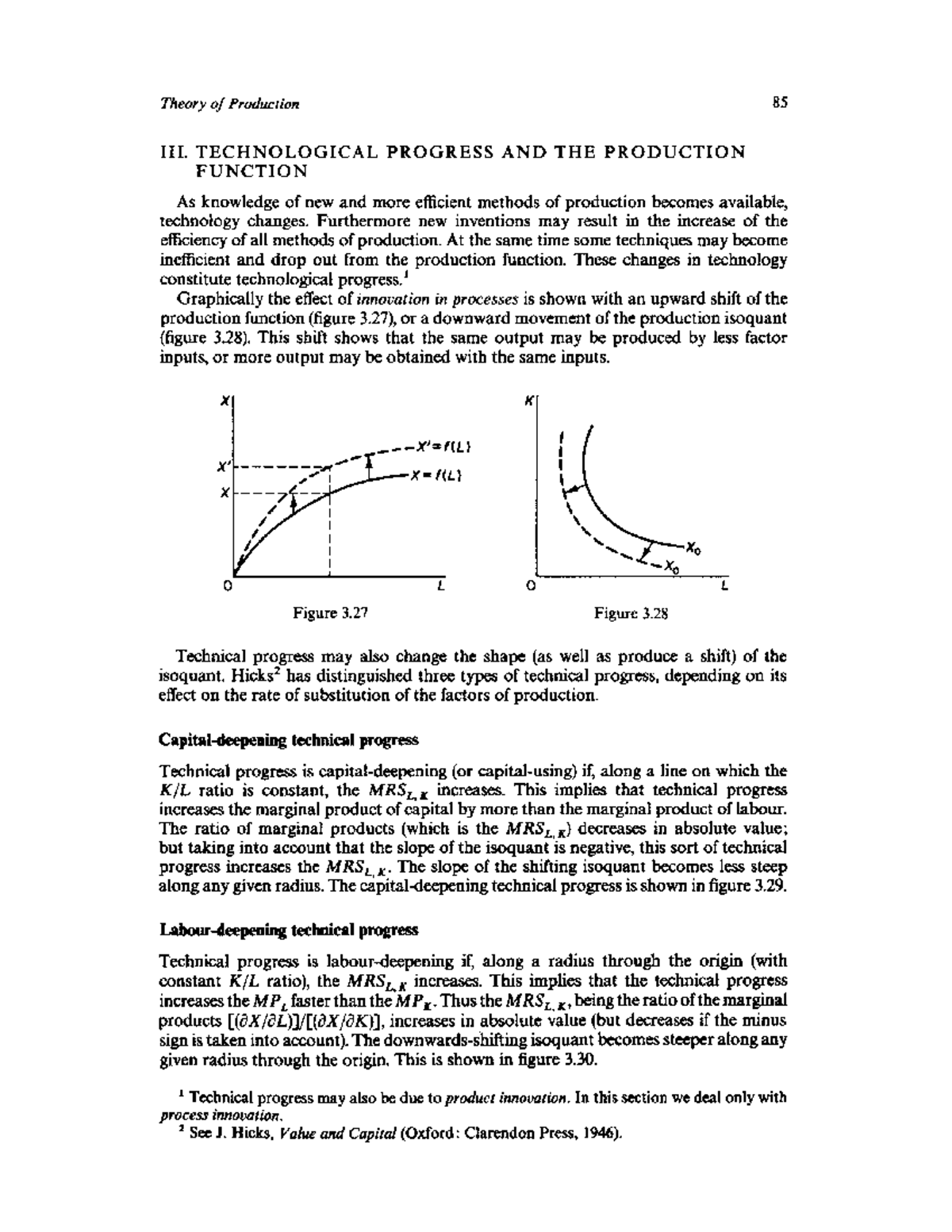 Micro Seminar: Technological Progress & Production Function - Studocu