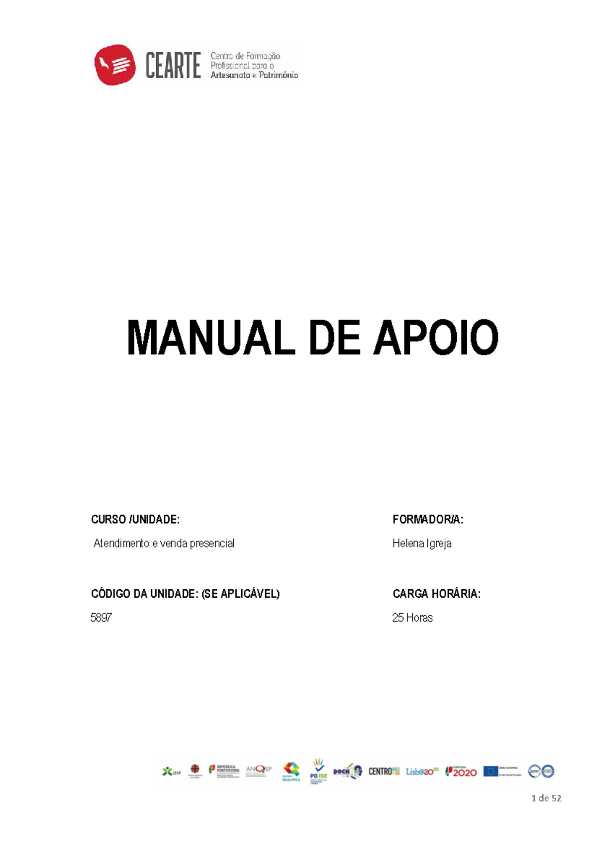 Manual UFCD 5897: Atendimento e Venda Presencial - Studocu