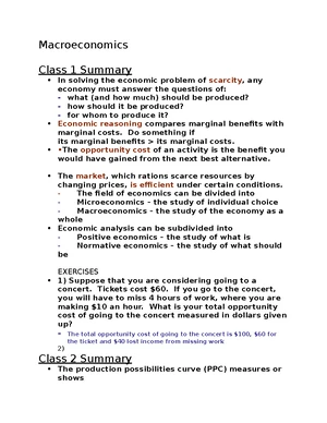AP Macro Study Guide: Key Economic Concepts and Measurements - Studocu
