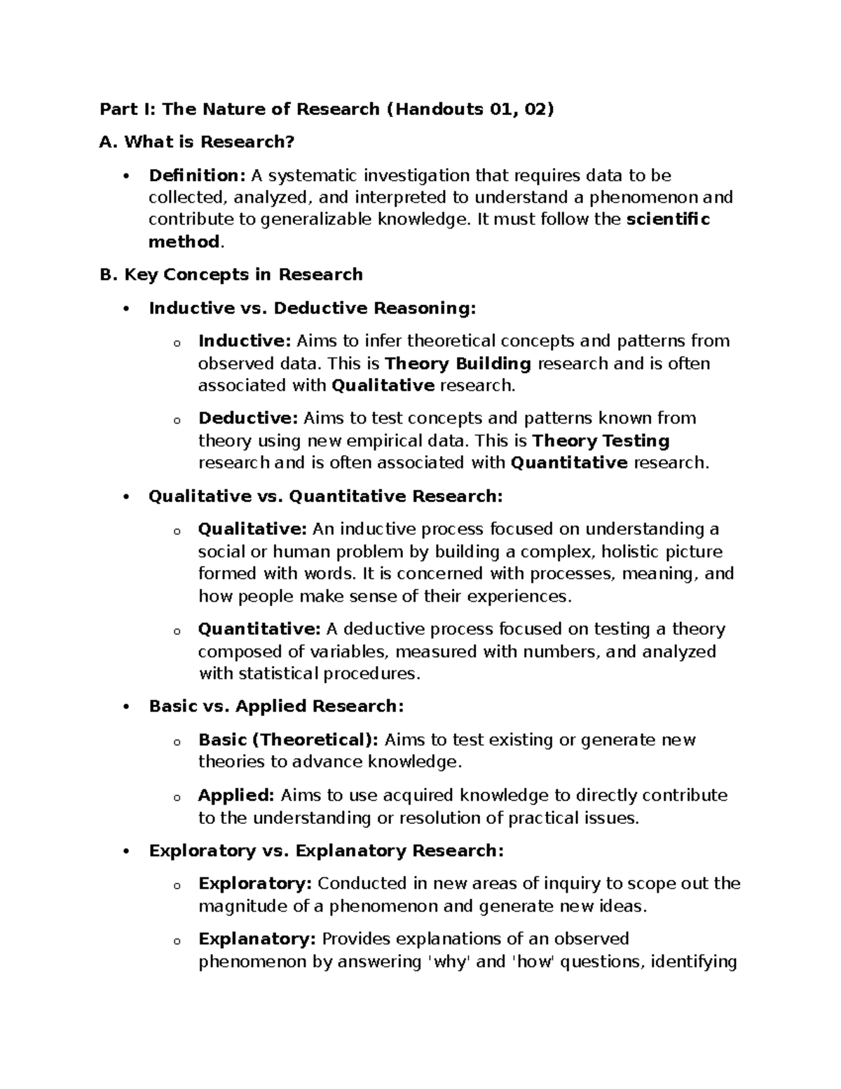 PR - Research Fundamentals: Key Concepts & Ethics for 3rd Quarter Exam ...
