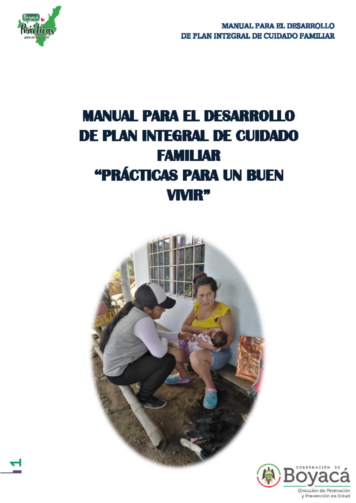 Manual para el Desarrollo del Plan Integral de Cuidado Familiar (PICF ...