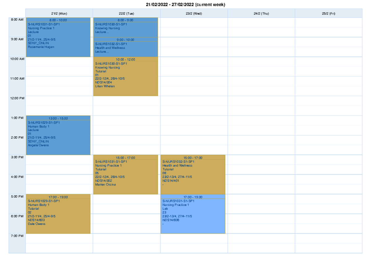 Timetable-32046087 - frg - 21/2 (Mon) 22/2 (Tue) 23/2 (Wed) 24/2 (Thu ...