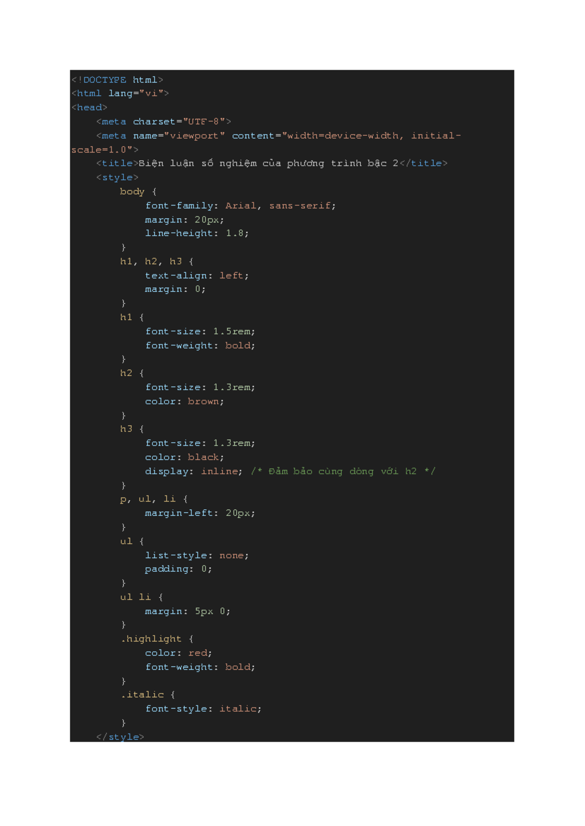 Doctype html - Bai tap - - Studocu