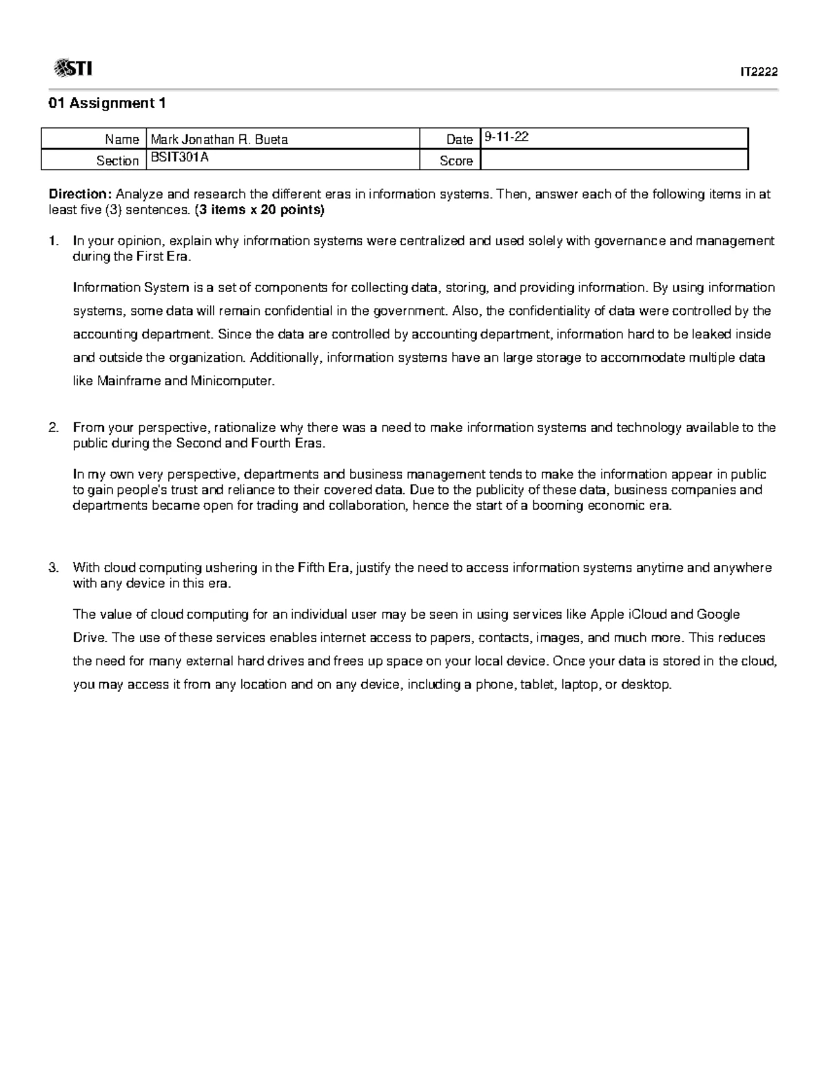 ICS Level 1 Training Course - Student Workbook (3-Day Basic) - Studocu
