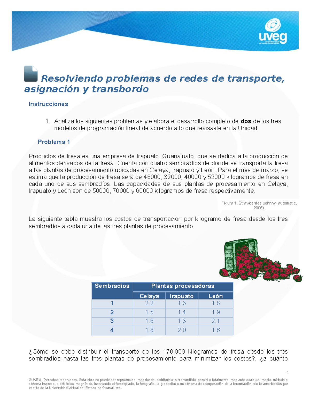 Resolviendo Problemas de Redes de Transporte y Transbordo ...