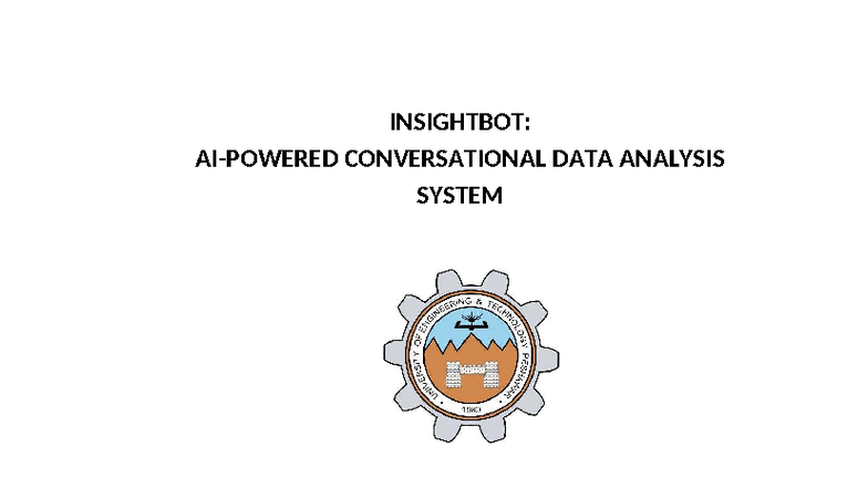 InsightBot: Conversational Data Analysis System - Project Report ...