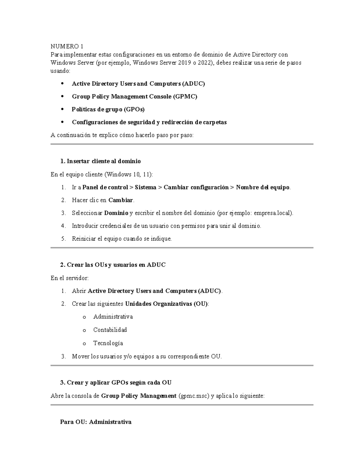 Configuración de Active Directory en Windows Server: Guía Paso a Paso ...