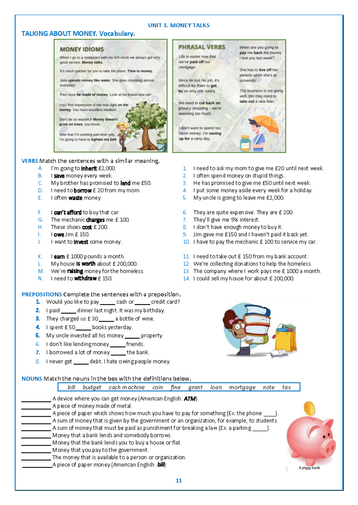 Unit 3 - Vocabulary and Grammar for English B2 Study Guide - Studocu