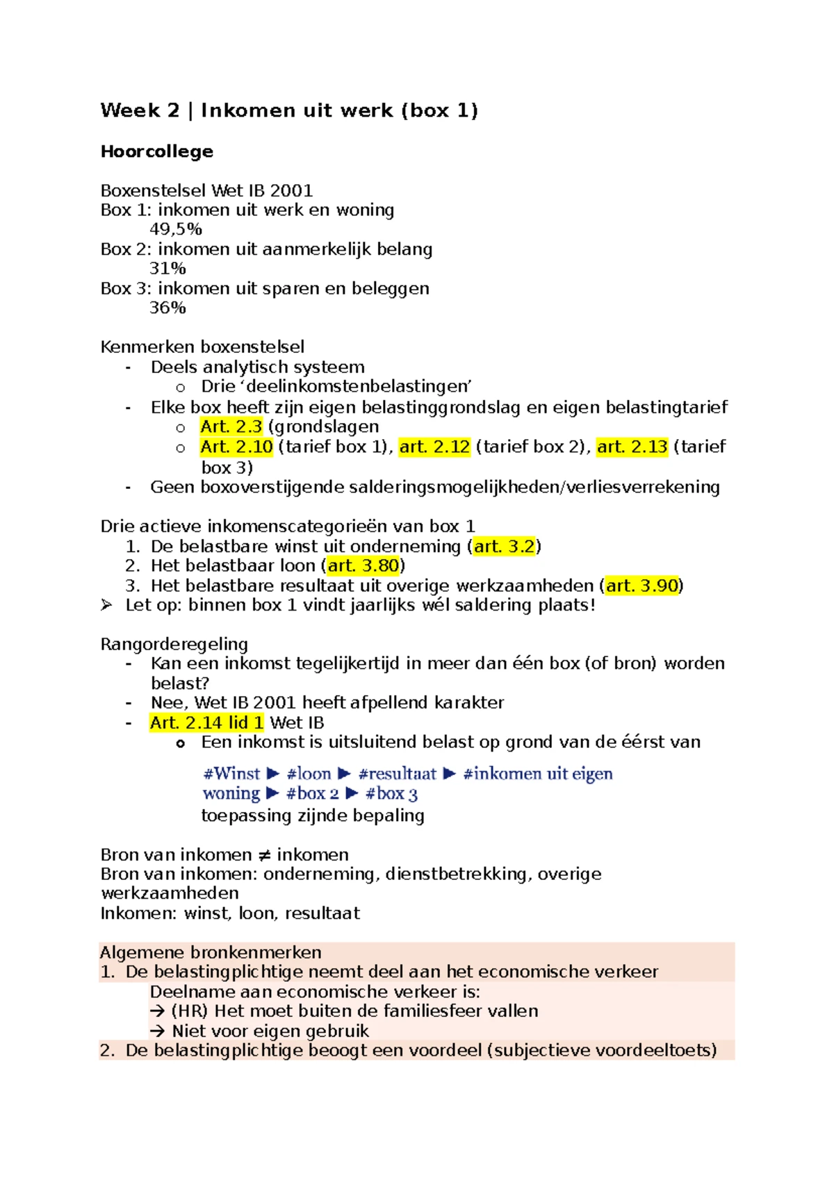 Belastingrecht Stappenplannen: Opdrachten en Meerkeuzevragen (Fiscale Wet)  - Studeersnel