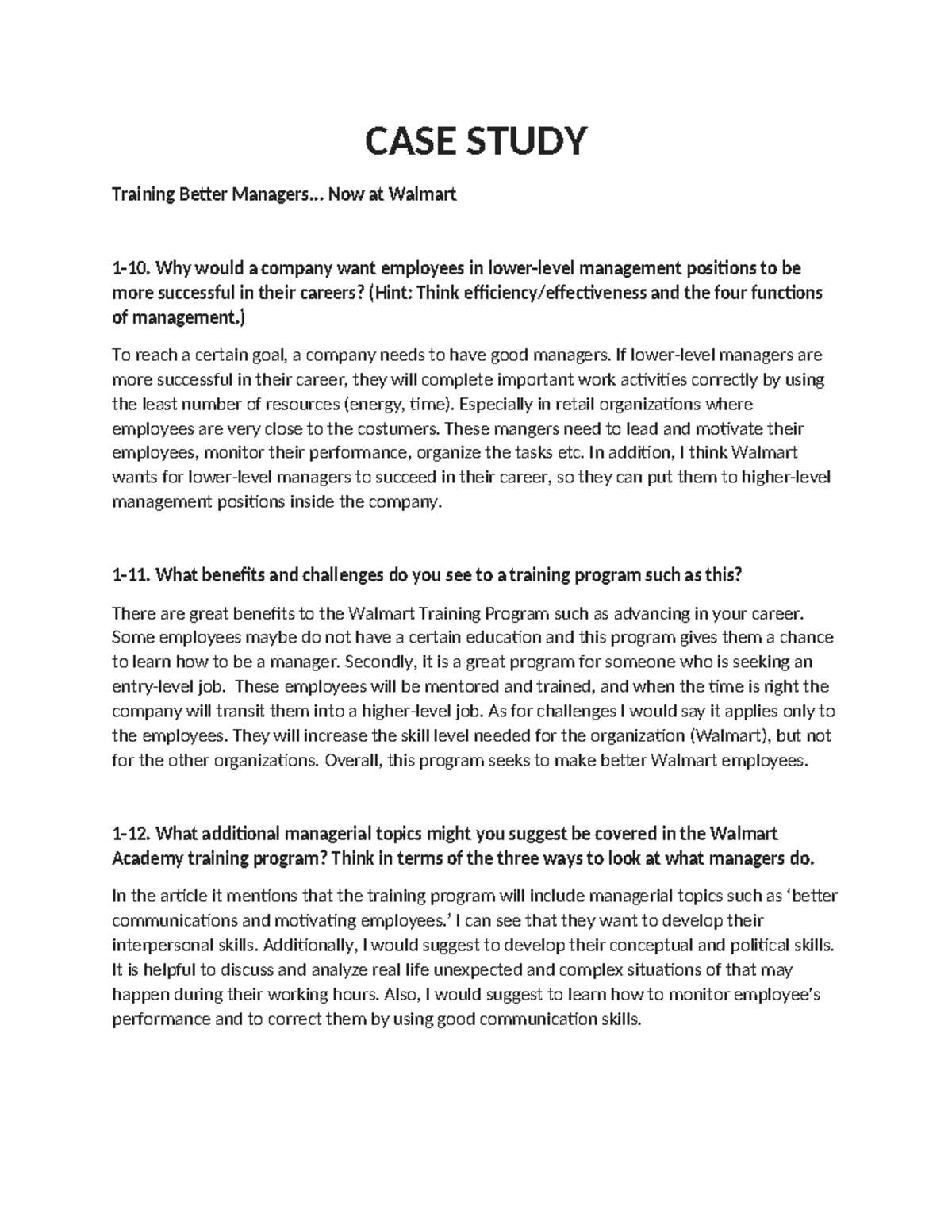 527661040-Case Study-Walmart - CASE STUDY Training Better Managers ...