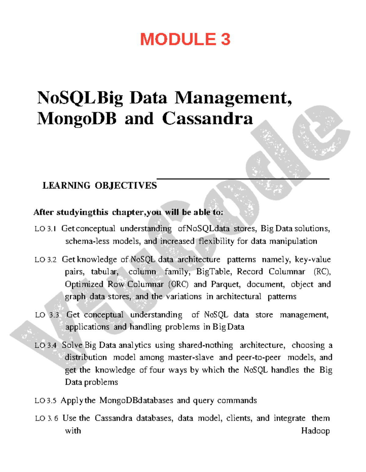 @vtucode - Module 3 - Chapter 3 NoSQLBig Data Management, MongoDB and ...