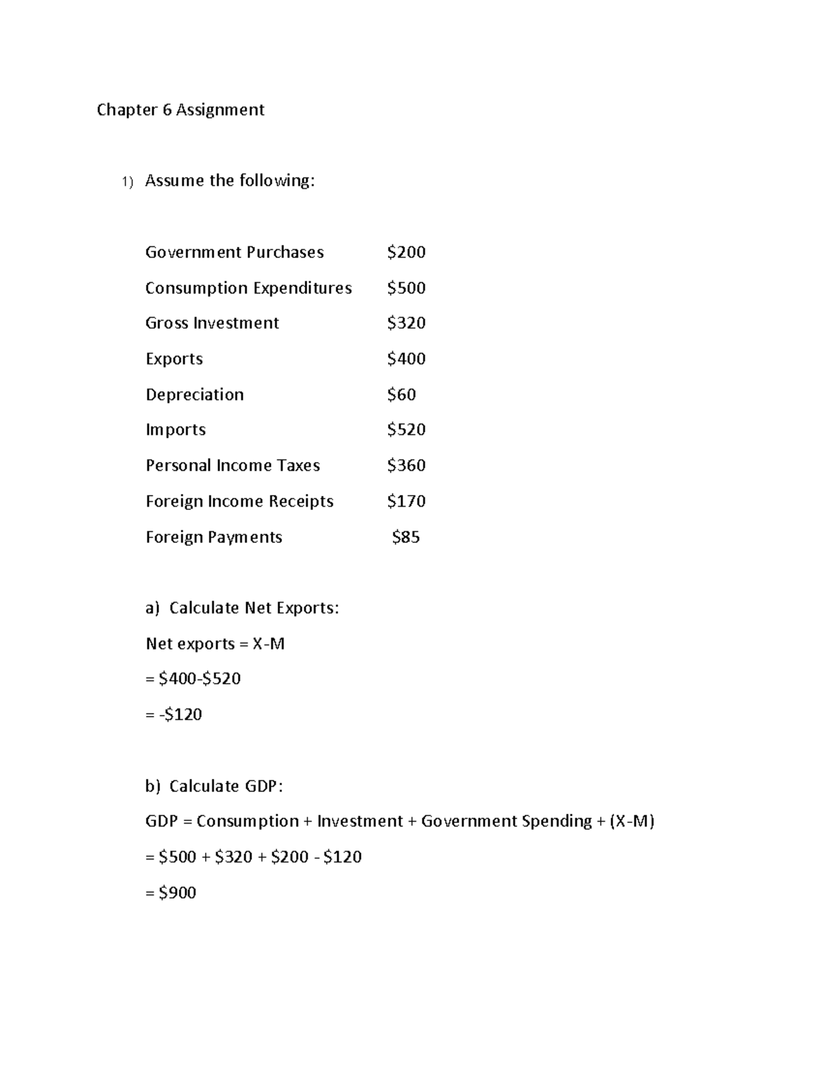 Ch. 6 M. Burrow - Lecture Notes on GDP Concepts and Calculations - Studocu