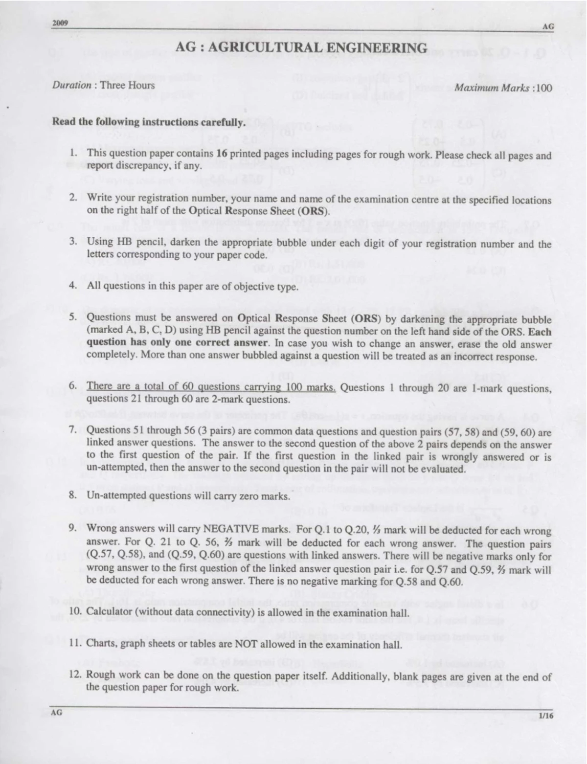 168-agronomy e - Here's my documents - Model Question Paper 2021 - 22 ...