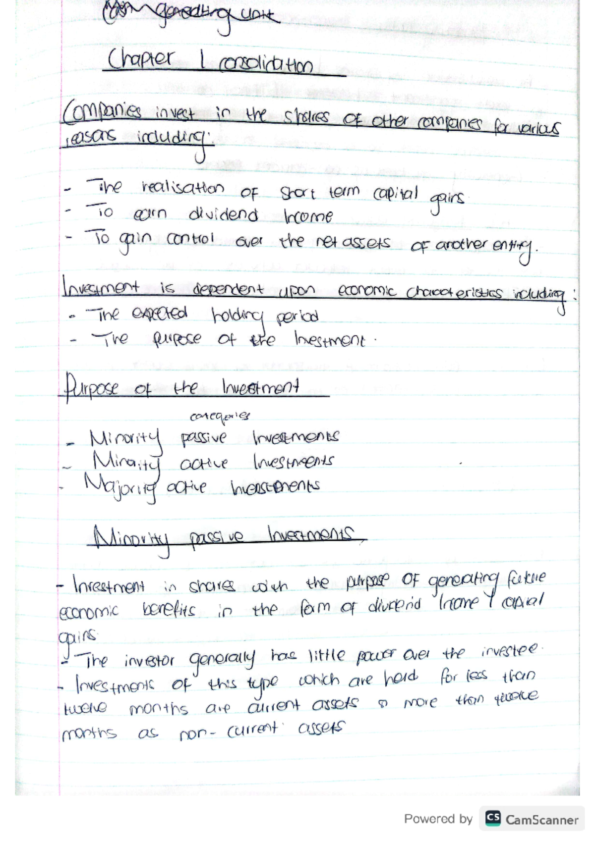 Consolidation Notes for Better Understanding and Application - Studocu