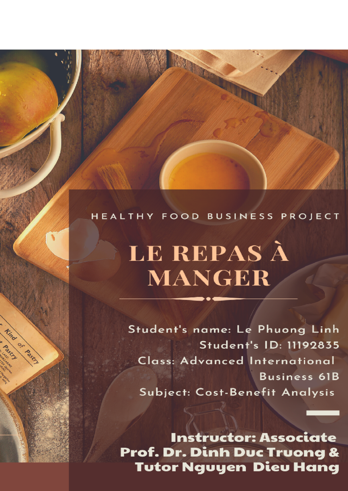 CBA- Individual ASM-2 - healthy food project cost and benefit analysis ...