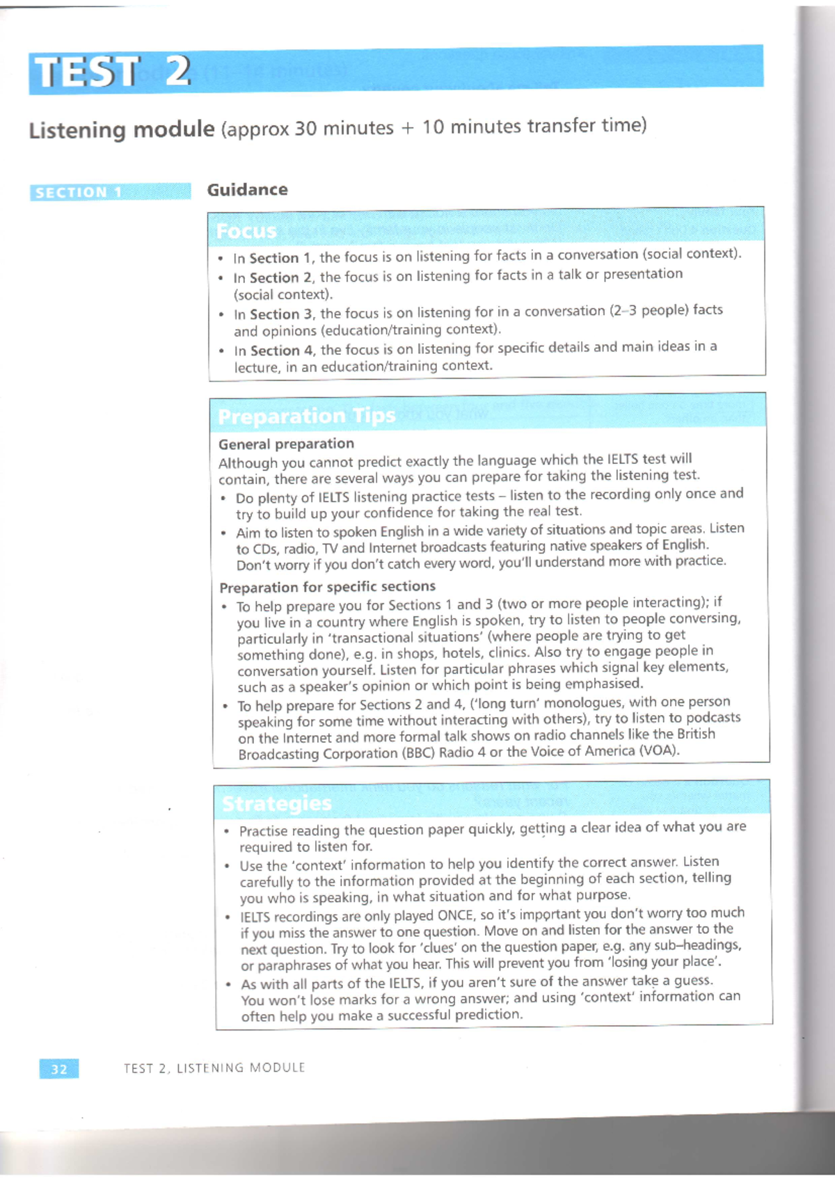 Test 2-IELTS reading practice - Ielts Reading - Studocu