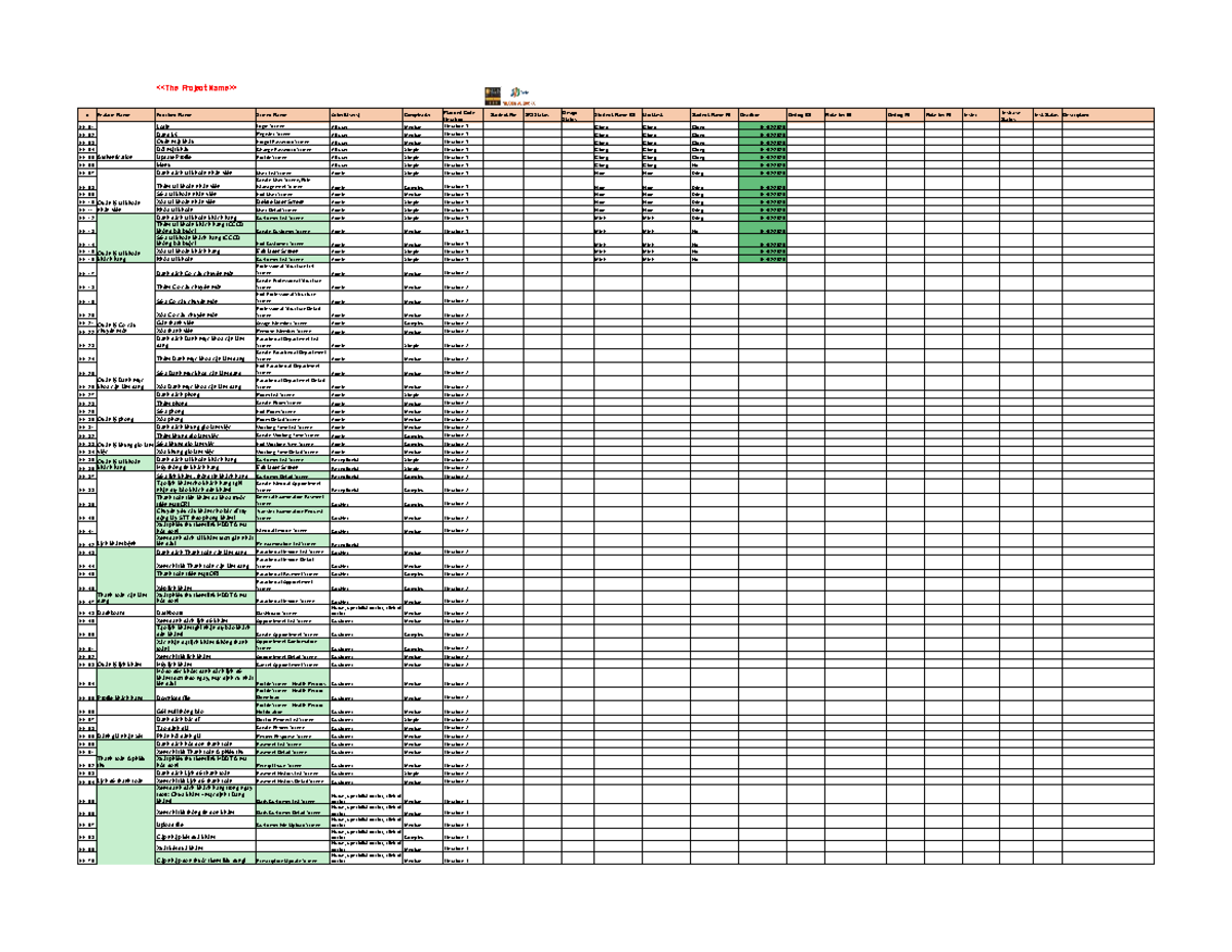 Project Function List FE - Detailed Features Overview - Studocu