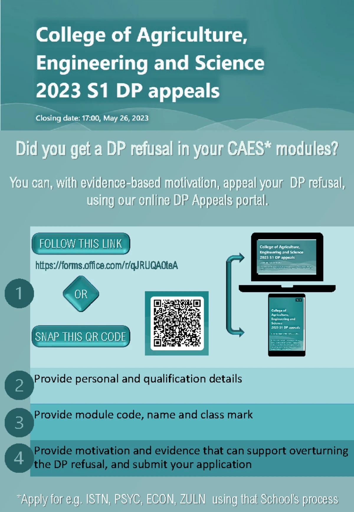 Declaration for individual submissions - Declaration to be submitted ...