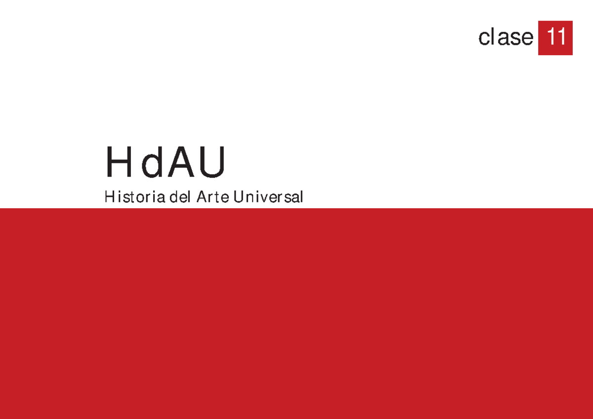 HdAU Clase 11: Evolución del Arte Universal - Neoclasicismo a ...