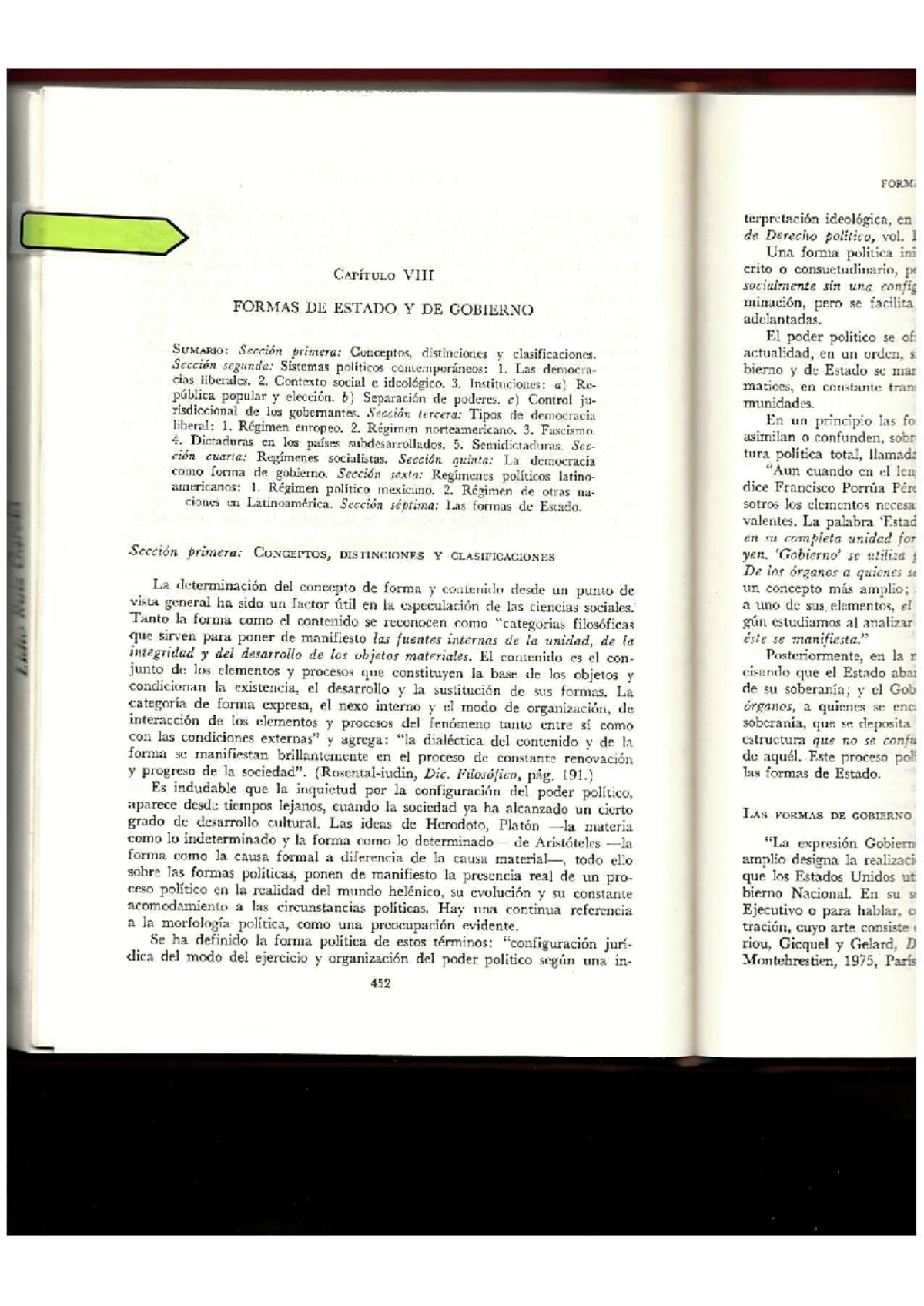 11 - Formas de Estado y de Gobierno - Serra Rojas - 452-549 - Document Preview