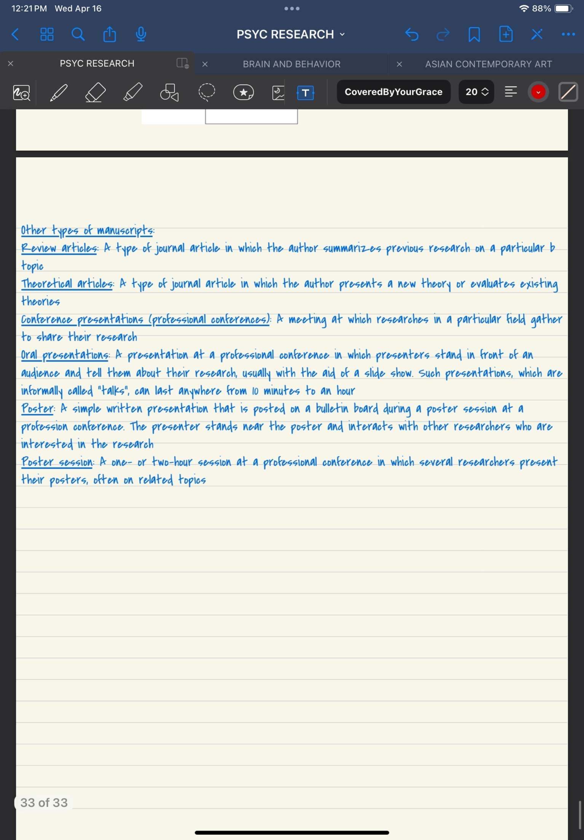 PSYC 101: Research Methods in Brain and Behavior - Exam Notes - Studocu