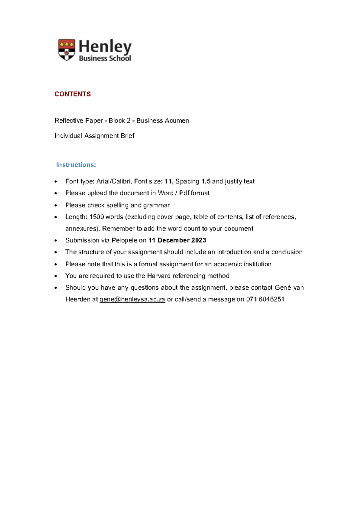 Reflective Paper 2: Business Acumen Insights for ACMP (NQF 6) - Studocu