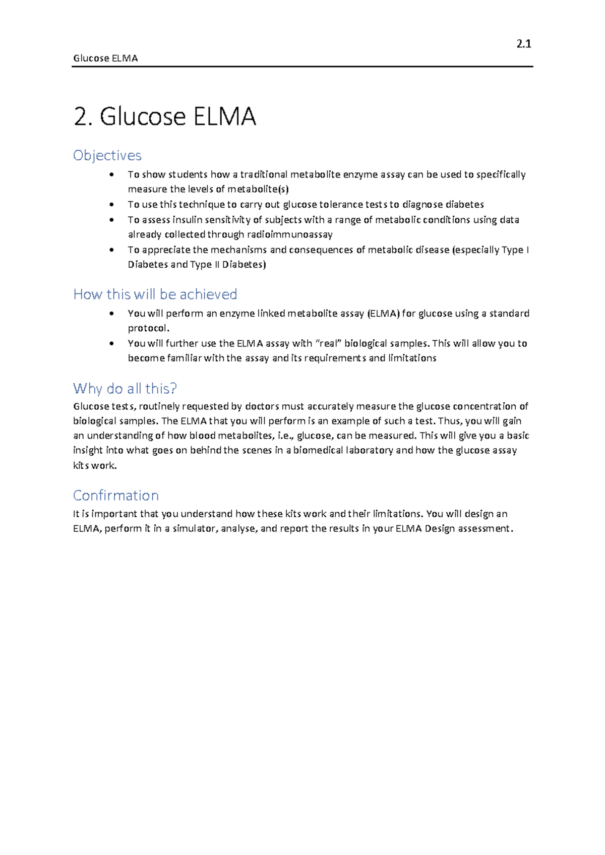 2 - Glucose ELMA: Assay Techniques and Diabetes Diagnosis Insights ...