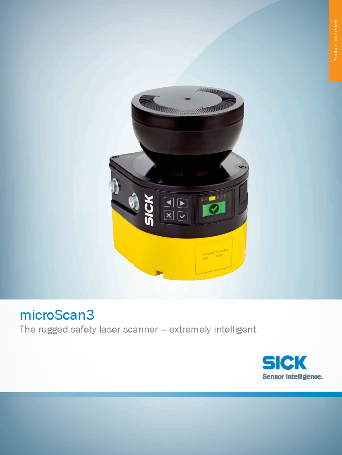 Product Overview: microScan3 Safety Laser Scanner (G295657) - Studocu