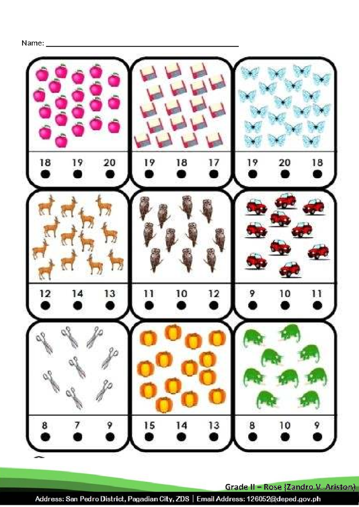 Math counting - educational - Computer Science - Address: San Pedro ...