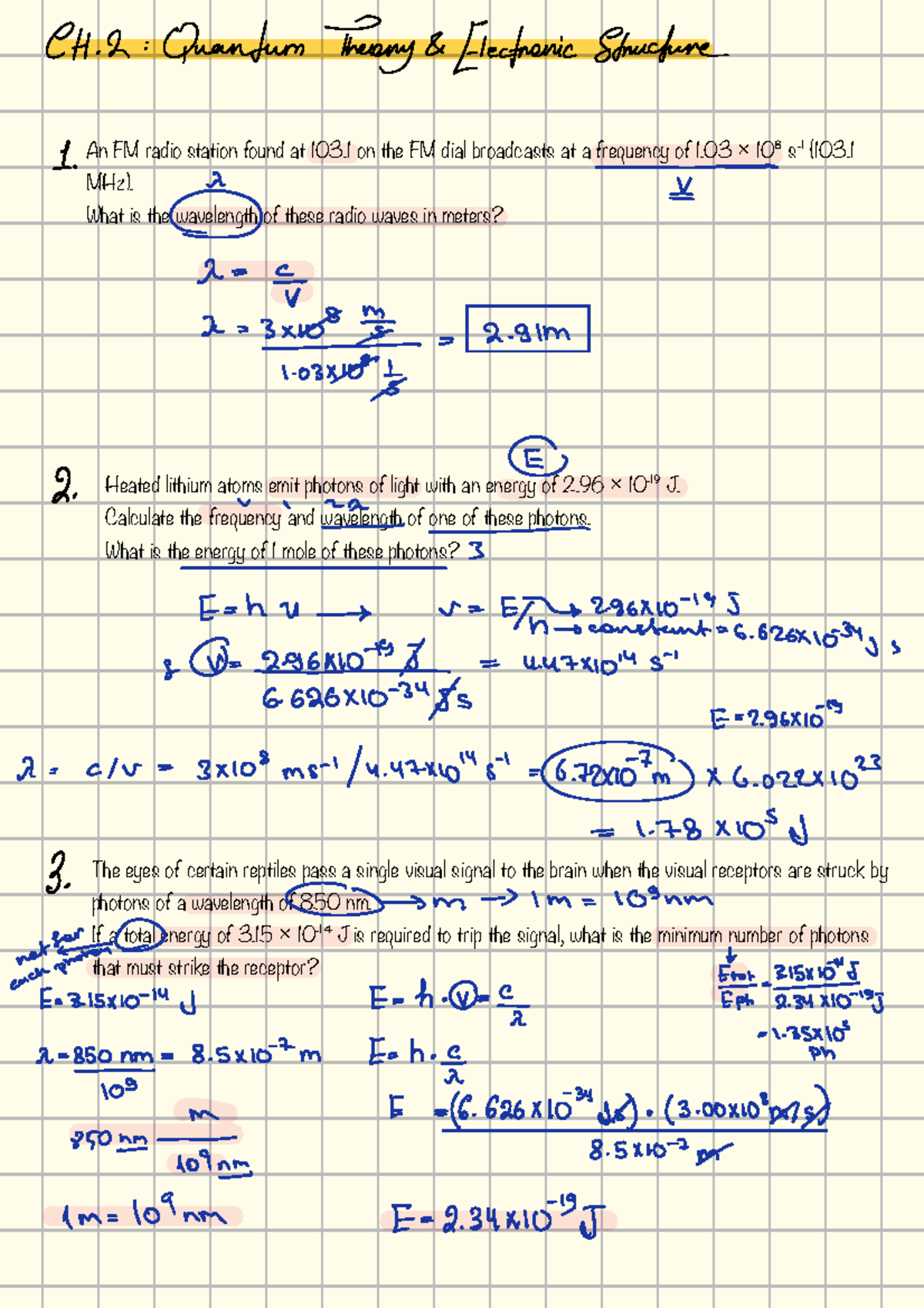 Physics 101: Quantum Mechanics and Electromagnetic Waves Questions ...