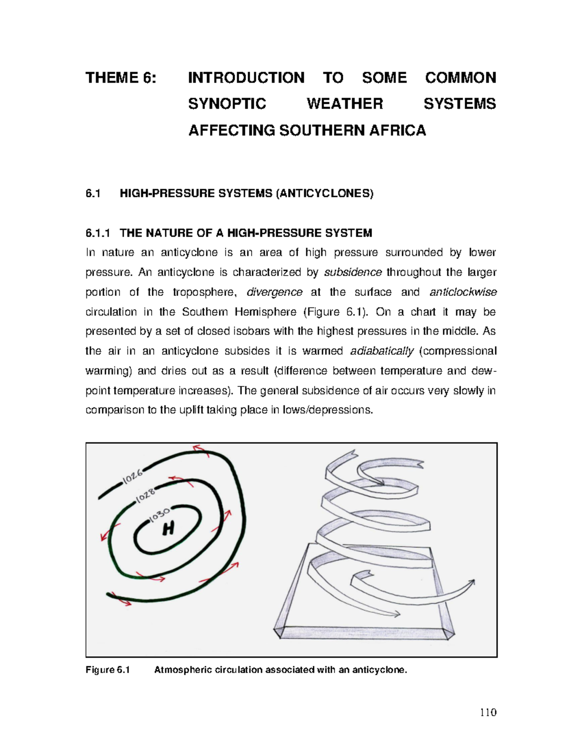Theme 6: Overview of Weather Systems Impacting Southern Africa - Studocu
