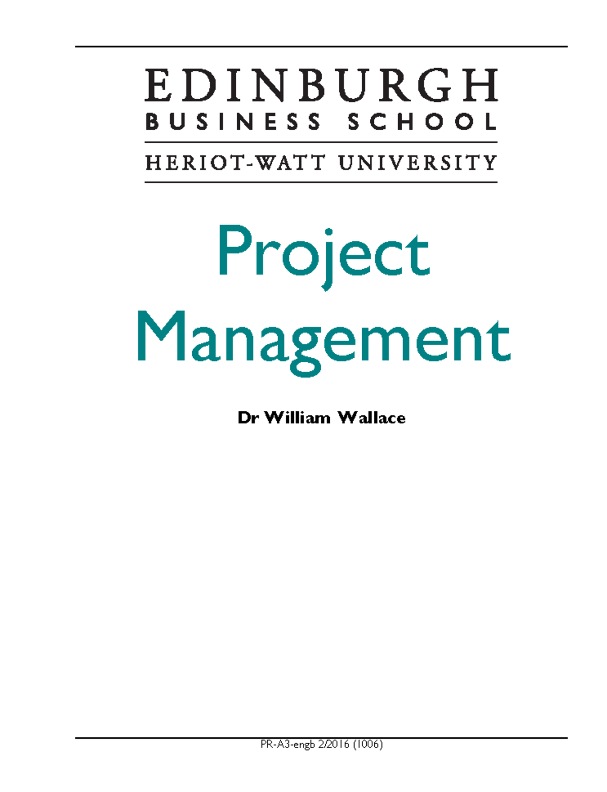 Project Management Introductory Course (1006) - Course Overview and Insights - Document Preview