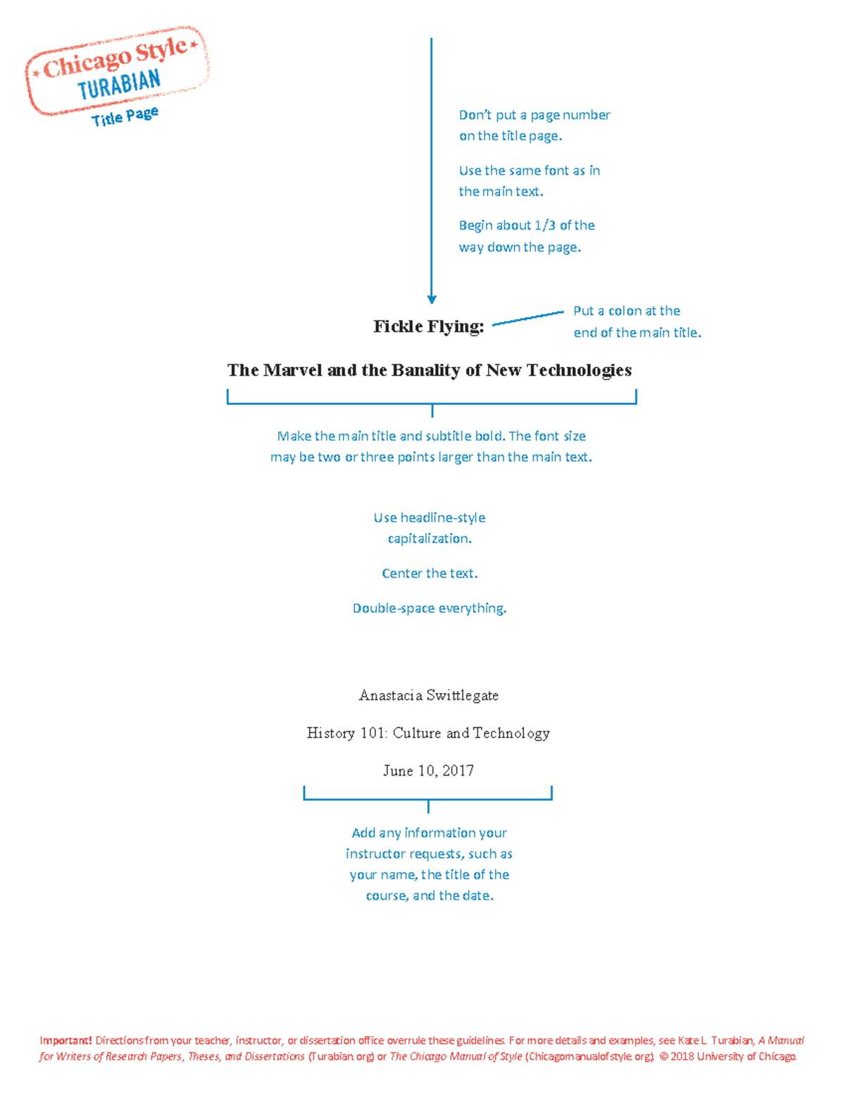 History 101: Chicago Style Paper Formatting Guidelines - Studocu