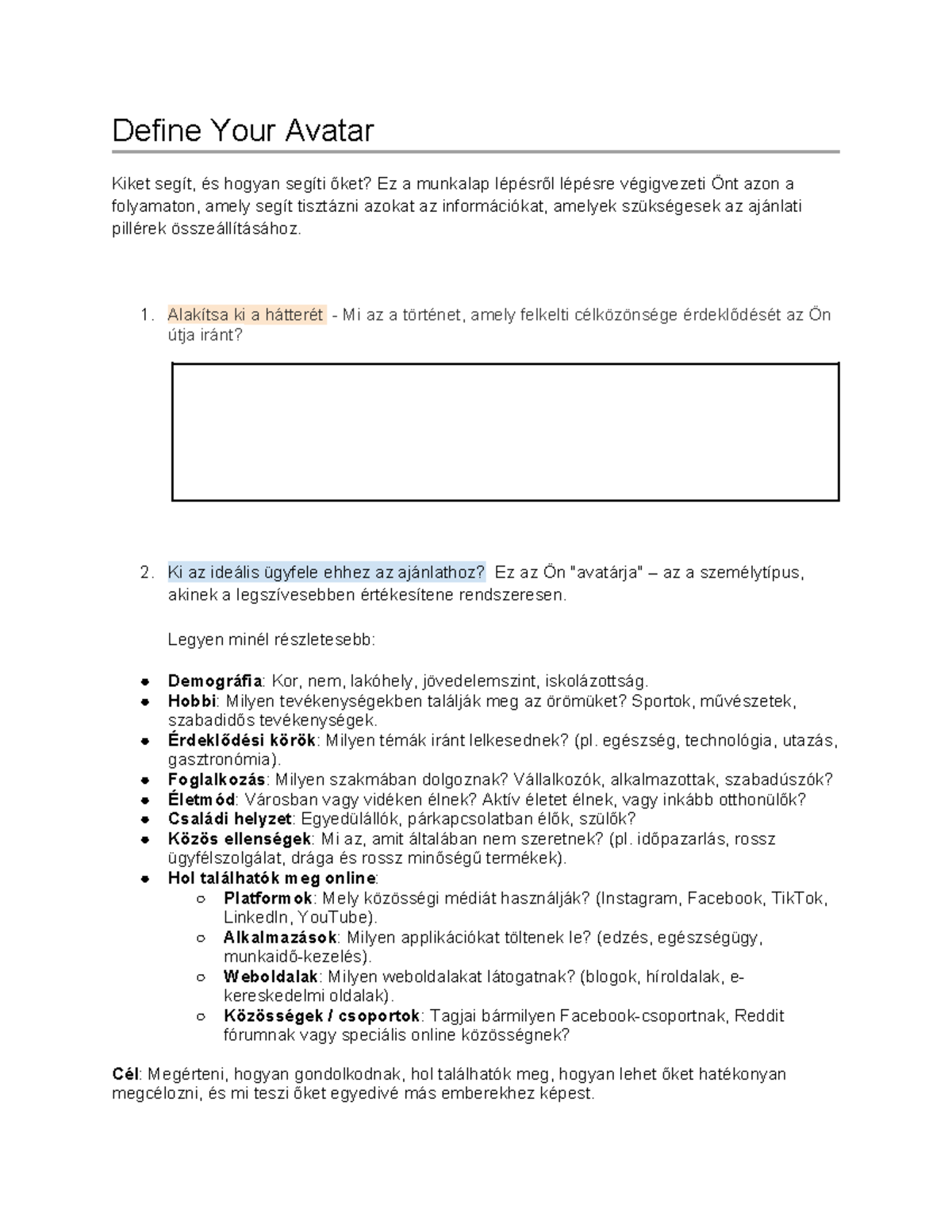 Defining Avatar - this is a lecture note on AI course - Define Your ...