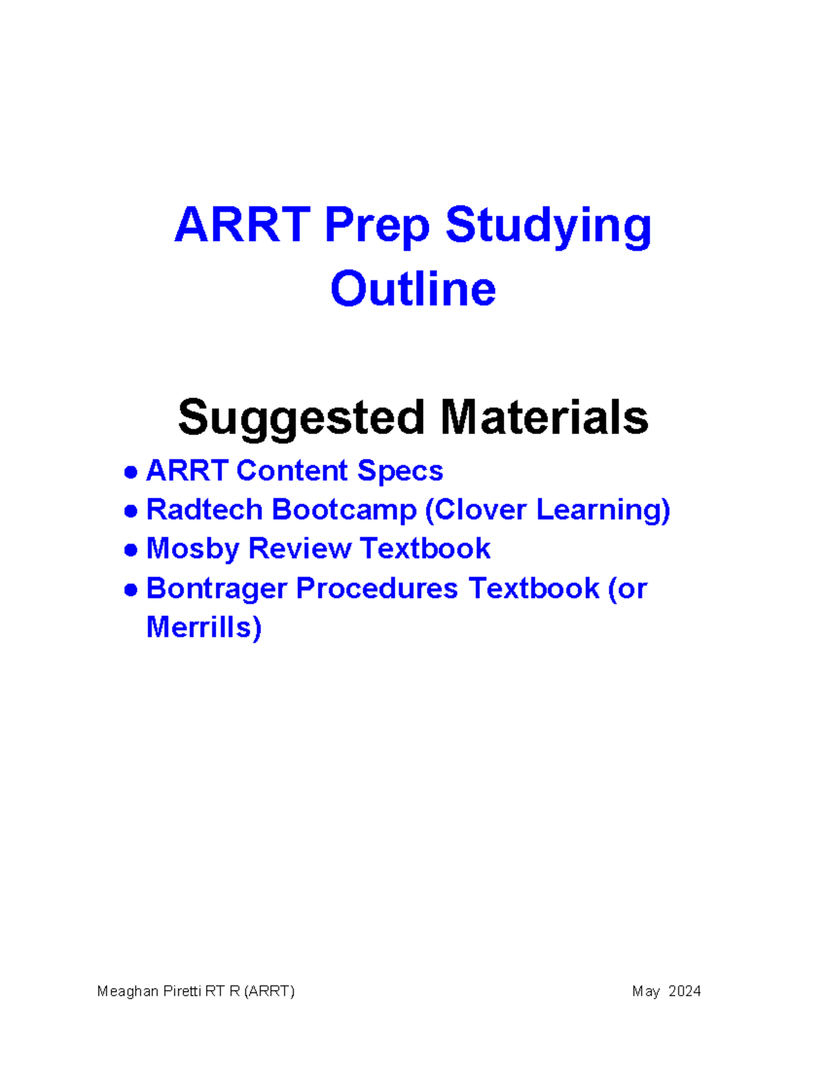 ARRT Registry Prep Study Guide: X-Ray Imaging Essentials - Studocu