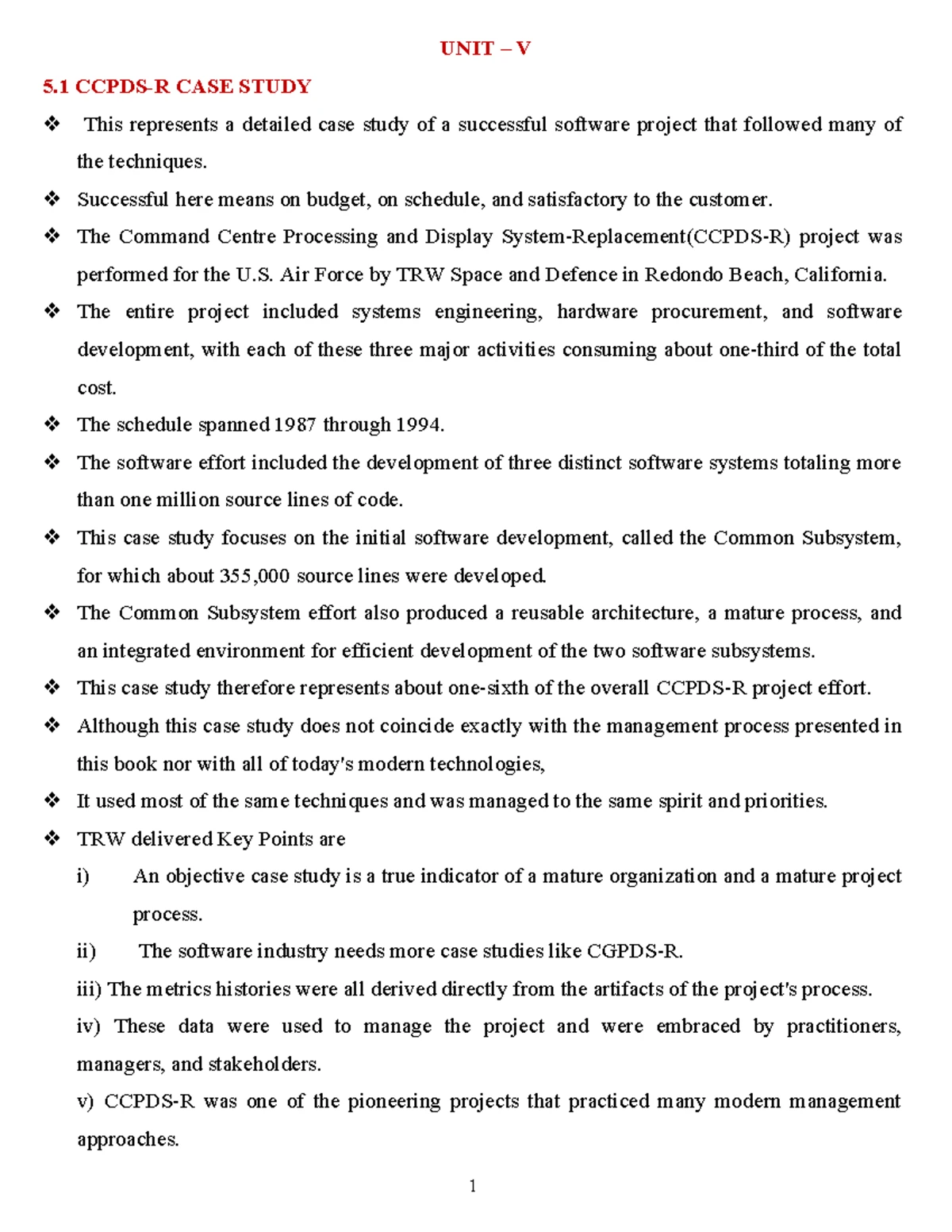 SPPM Notes: Software Process & Project Management (CSE/IT) B.Tech - Studocu