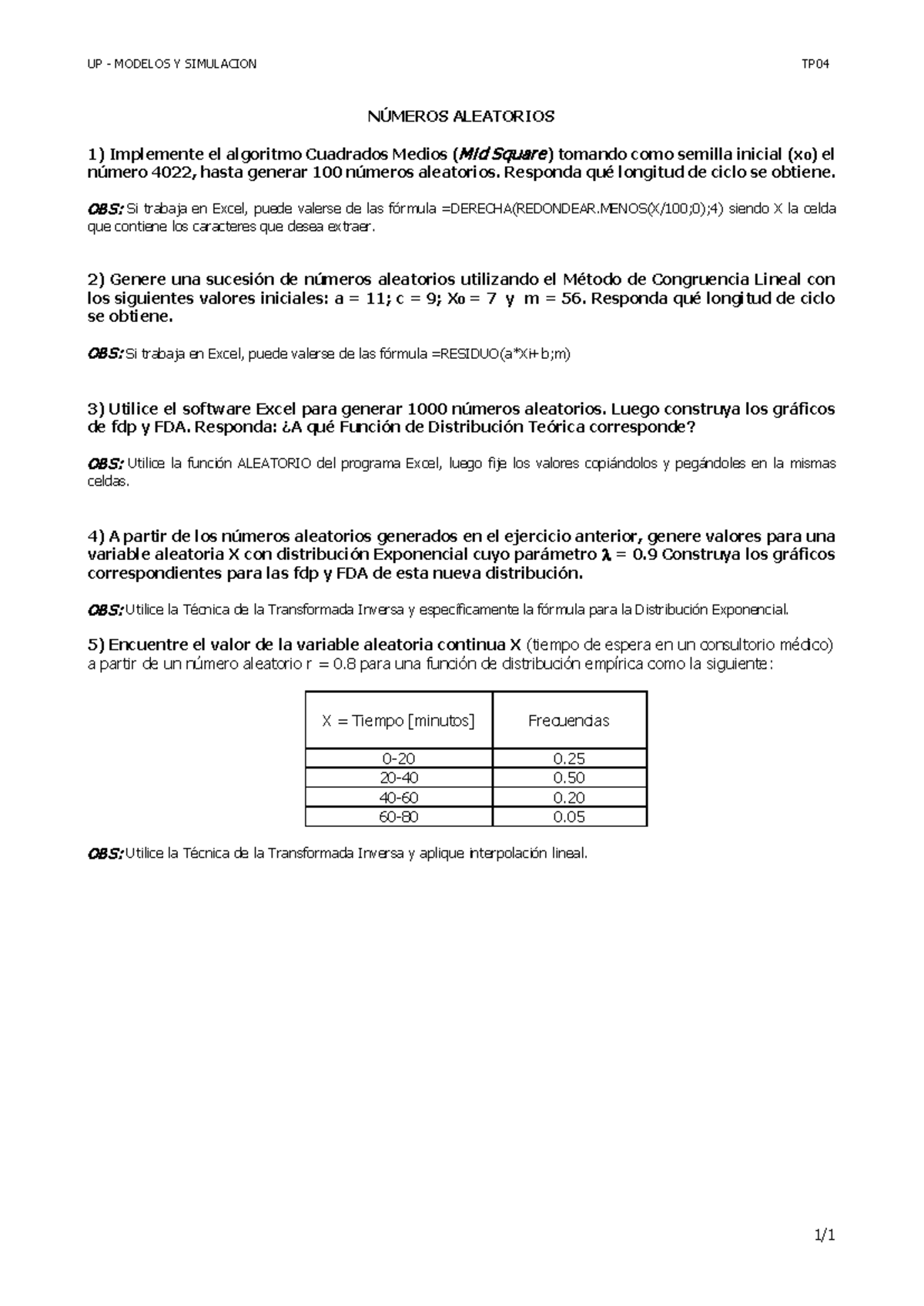 TP04 - Modelos y Simulación: Números Aleatorios y Gráficos - Studocu