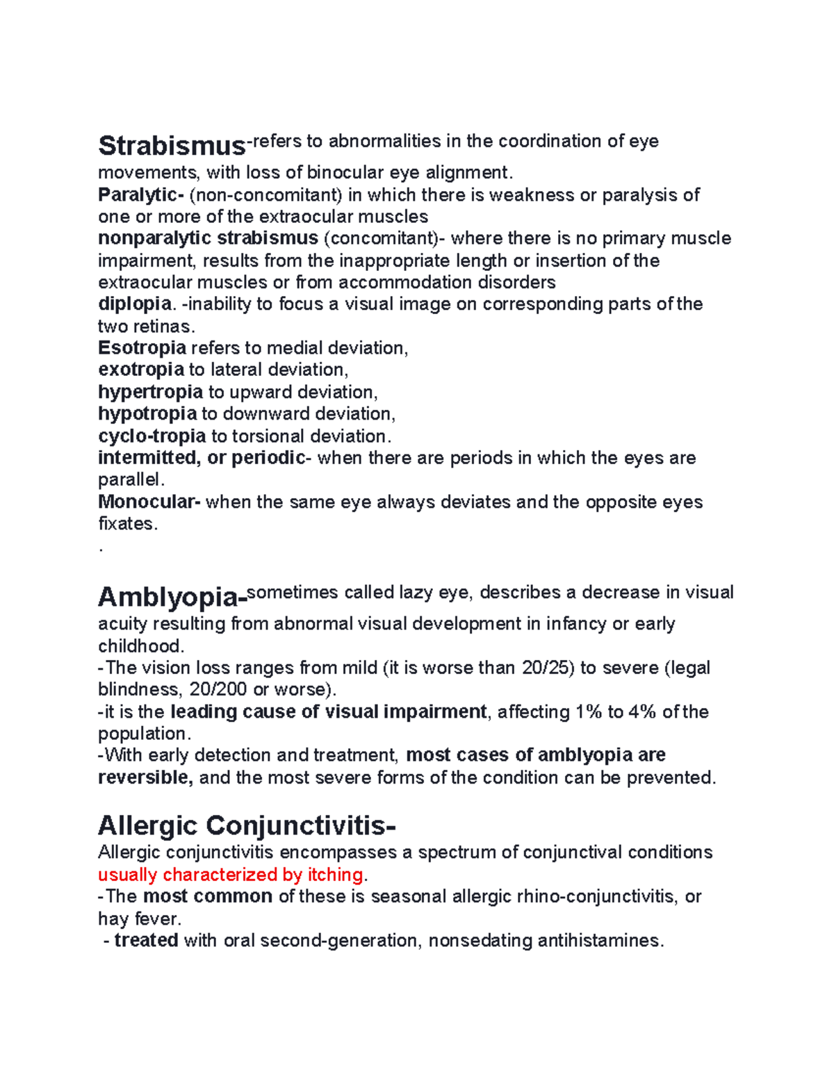EYES AND EAR Infection Exam 1 Pathophysiology Notes - Studocu