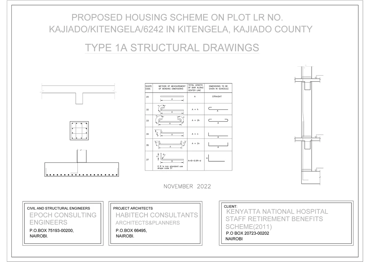 Structural Drawings for KOITALEEL ARAP SAMOEI CAMPUS (4250 2975) - Studocu