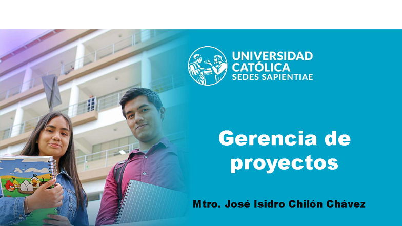 Gestión del Cronograma del Proyecto - Mtro. José Isidro Chilón - Studocu